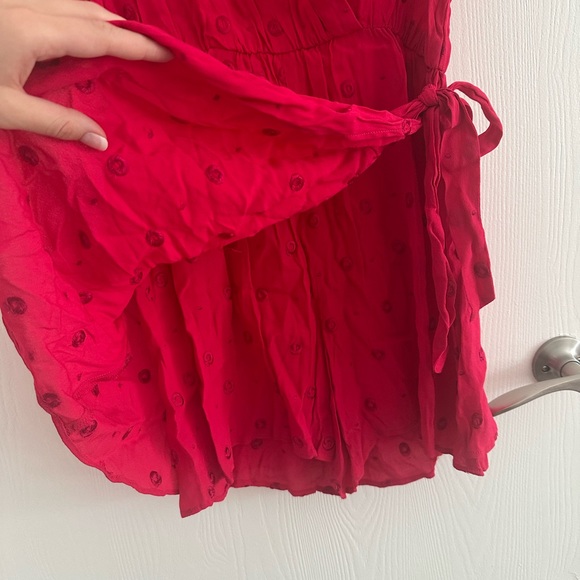 Anthropologie Vibrant Red Dress - Picture 6 of 9